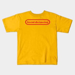 social distancing champs in game Kids T-Shirt